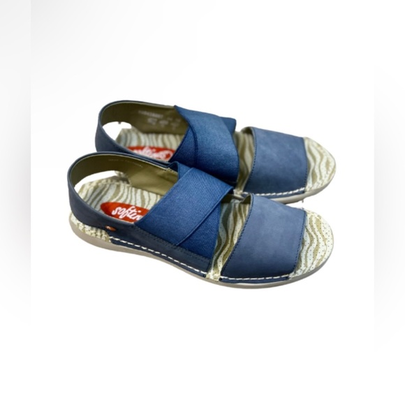 Softinos By FLY London comfort sandals EU 37 (US 6.5-7) New w/ Box - Picture 1 of 4
